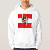 Veste À Capuche Drapeau autrichien (Devant)