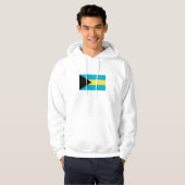 Veste À Capuche Drapeau bahamien (Devant entier)