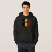 Veste À Capuche Drapeau Belgique (Devant entier)