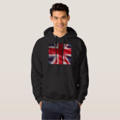 Veste À Capuche Drapeau britannique et américain (Devant entier)