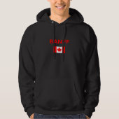 Veste À Capuche Drapeau canadien Banff Couleur foncée (Devant)