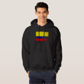 Veste À Capuche Drapeau colombien (Devant entier)