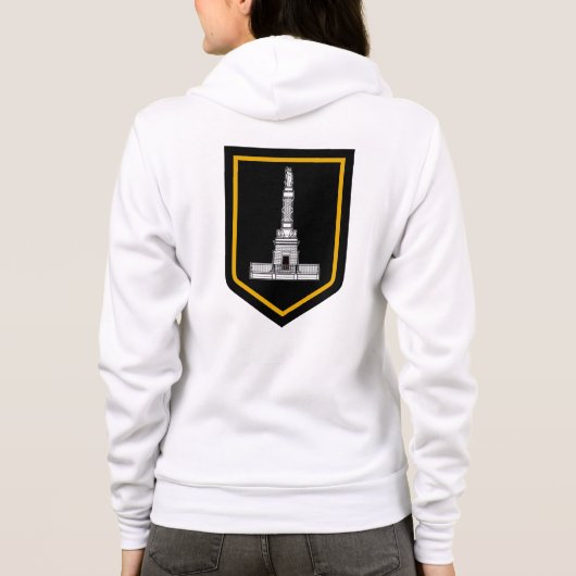Veste À Capuche Drapeau de Baltimore, Maryland (Dos)