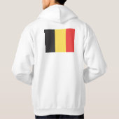 Veste À Capuche Drapeau de Belgique (Dos)