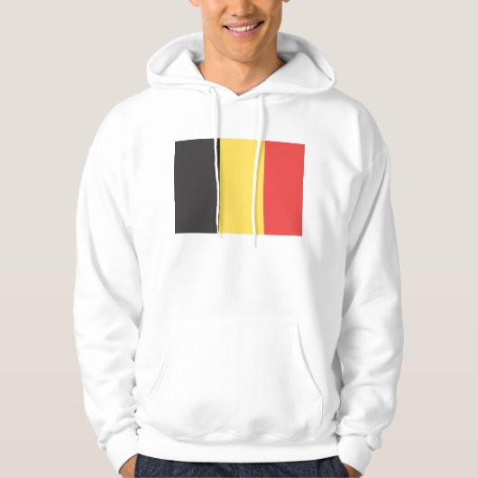 Veste À Capuche Drapeau de Belgique (Devant)