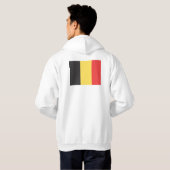 Veste À Capuche Drapeau de Belgique (Dos entier)