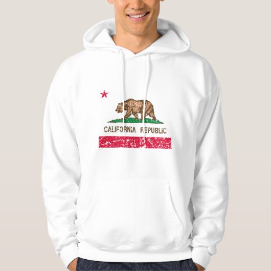 Veste À Capuche Drapeau de Californie (Devant)