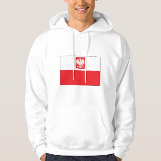 Veste À Capuche Drapeau de Falcon polonais (Devant)