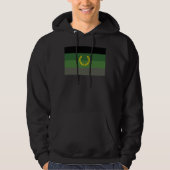 Veste À Capuche Drapeau de fierté de l'uniforme militaire (Devant)