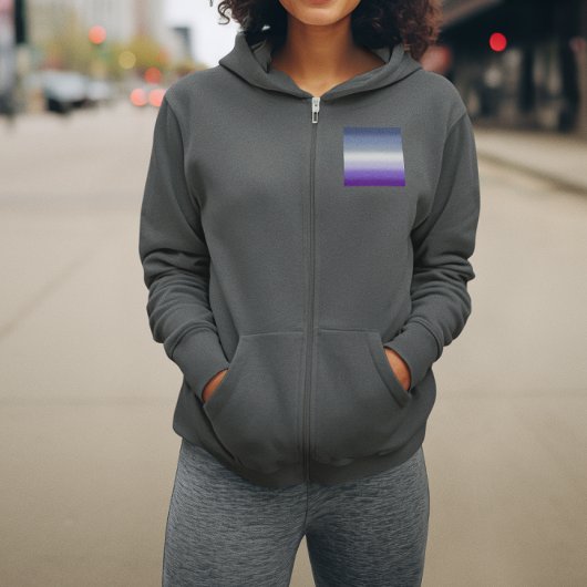 Veste À Capuche Drapeau de fierté lesbienne Butch à dégradé – Drap