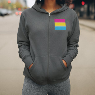 Veste À Capuche Drapeau de fierté pansexuelle à dégradé – Drapeau 