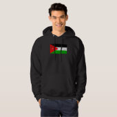 Veste À Capuche Drapeau De Jordanie (Devant entier)