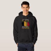 Veste À Capuche Drapeau de la Belgique (Devant entier)