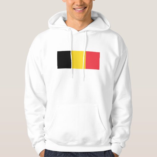 Veste À Capuche Drapeau de la Belgique (Devant)