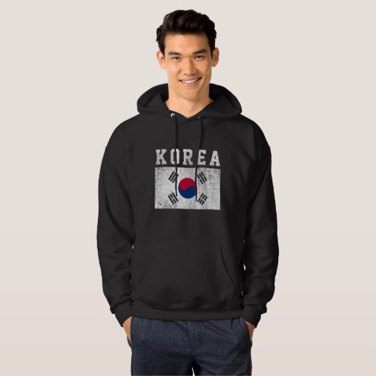 Veste À Capuche Drapeau de la Corée (Devant entier)