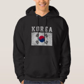 Veste À Capuche Drapeau de la Corée (Devant)