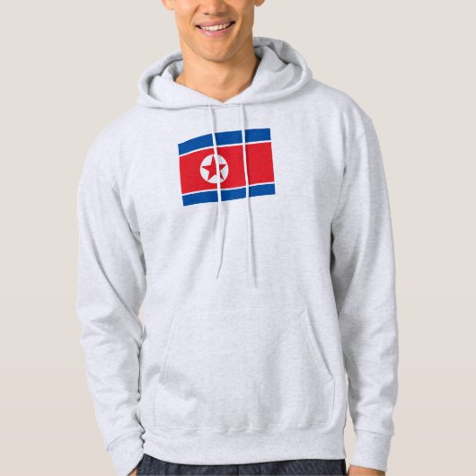 Veste À Capuche Drapeau de la Corée du Nord (Devant)