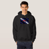 Veste À Capuche Drapeau de la fierté de Puppy Play (Devant entier)
