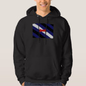 Veste À Capuche Drapeau de la fierté de Puppy Play (Devant)