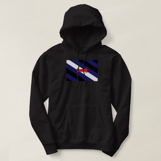 Veste À Capuche Drapeau de la fierté de Puppy Play (Design devant)