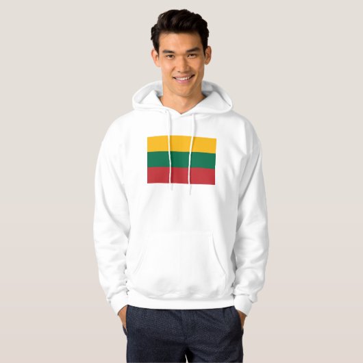 Veste À Capuche Drapeau de la Lituanie (Devant entier)