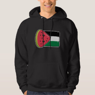 Veste À Capuche Drapeau de la Palestine mignonne avec Palestin san