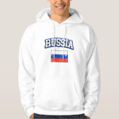 Veste À Capuche Drapeau de la Russie (Devant)