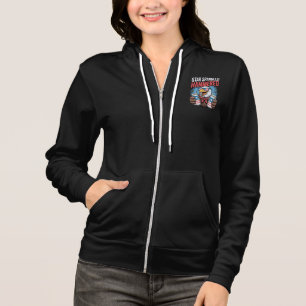 Veste À Capuche Drapeau de l'aigle américain Étoile martelé Boisso