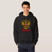 Veste À Capuche Drapeau de l'aigle impérial russe (Devant entier)