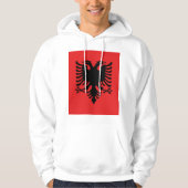 Veste À Capuche Drapeau de l'Albanie (Devant)