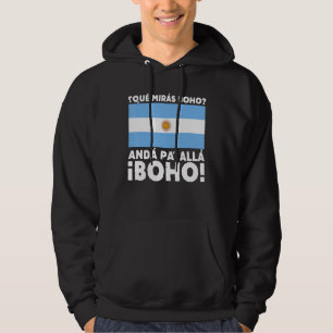 Veste À Capuche Drapeau de l'Argentine Fierté argentine Discours d