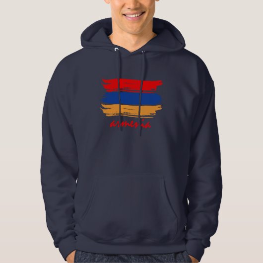 Veste À Capuche Drapeau de l'Arménie (Devant)