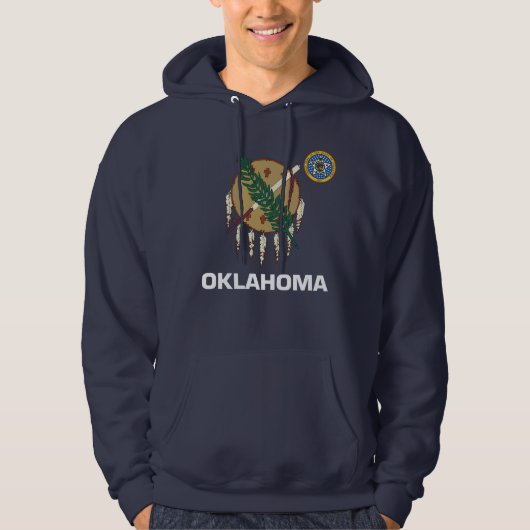 Veste À Capuche Drapeau de l'Oklahoma (Devant)