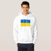 Veste À Capuche Drapeau de l'Ukraine (Devant entier)