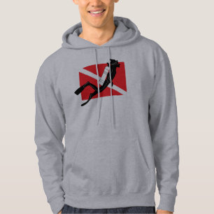 Veste À Capuche Drapeau de piqué de SCAPHANDRE avec le sweatshirt