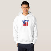 Veste À Capuche Drapeau de Taïwan (Devant entier)