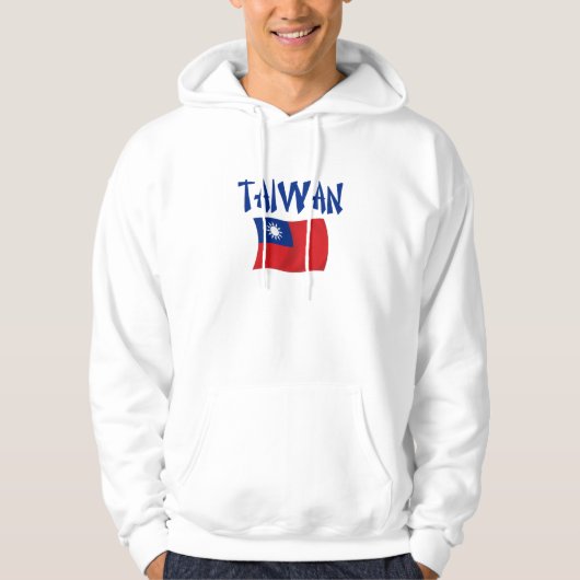 Veste À Capuche Drapeau de Taïwan (Devant)