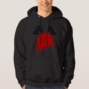 Veste À Capuche Drapeau de voiture de course drôle cadeau de pilot