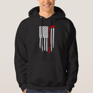 Veste À Capuche Drapeau d'entraînement de hockey sur glace américa