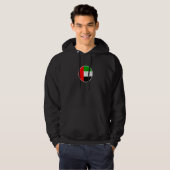 Veste À Capuche Drapeau des Émirats arabes unis (Devant entier)