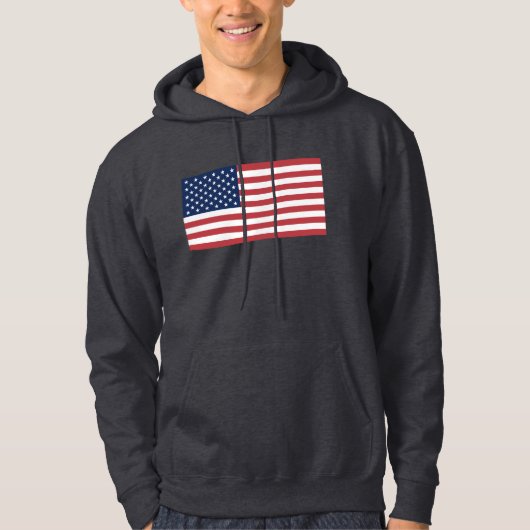 Veste À Capuche Drapeau des Etats-Unis (Devant)