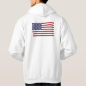 Veste À Capuche Drapeau des États-Unis d'Amérique (Dos)