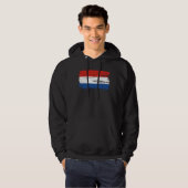 Veste À Capuche Drapeau des Pays-Bas (Devant entier)