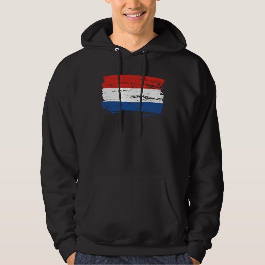Veste À Capuche Drapeau des Pays-Bas (Devant)