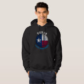 VESTE À CAPUCHE DRAPEAU D'ÉTAT TEXAS LONE STAR (Devant entier)