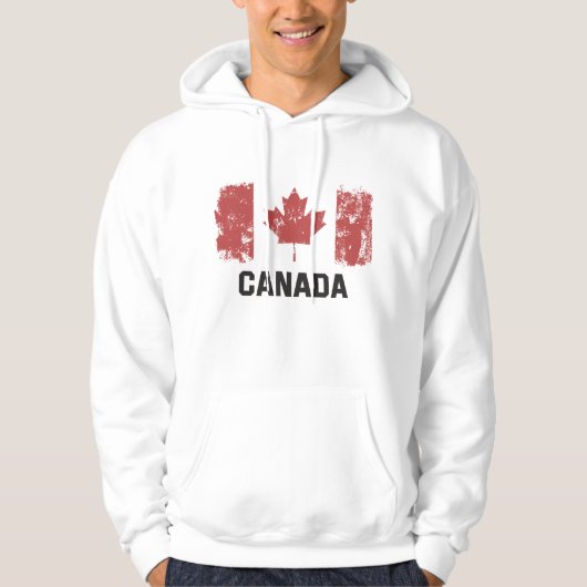 Veste À Capuche Drapeau du Canada (Devant)