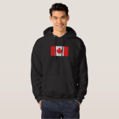 Veste À Capuche Drapeau du Canada (Devant entier)