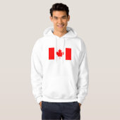 Veste À Capuche Drapeau du Canada (Devant entier)