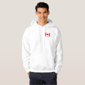 Veste À Capuche Drapeau du Canada, Bonne fête du Canada (Devant entier)
