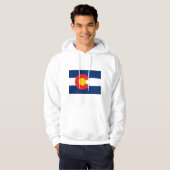 Veste À Capuche Drapeau du Colorado (Devant entier)